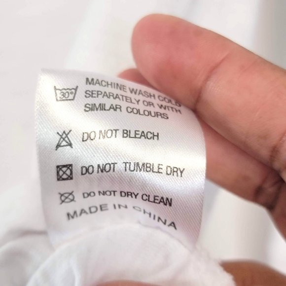 Polo Mano White Stripe Pleat Long Sleeve Shirt Size Large - Picture 7 of 11